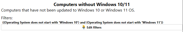 AD FastReporter 2023 Computers without Windows 10/11